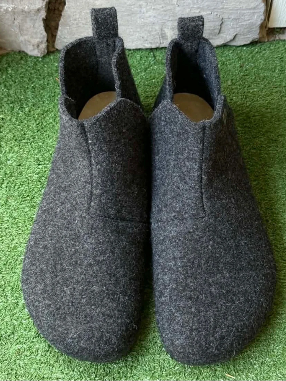 Birkenstock Andermatt Shearling Wool Felt Slipper Mens Booties